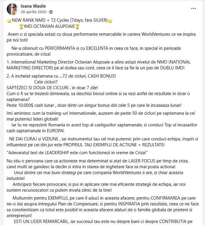 Testimonial Ioana Wasile